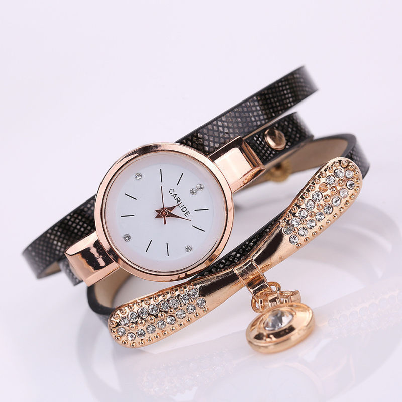 Brand Luxury Watch Women Gold Fashion Eye Crystal Bracelet Wristwatch Vintage Casual Dress Quartz Watch Ladies Clock Watch