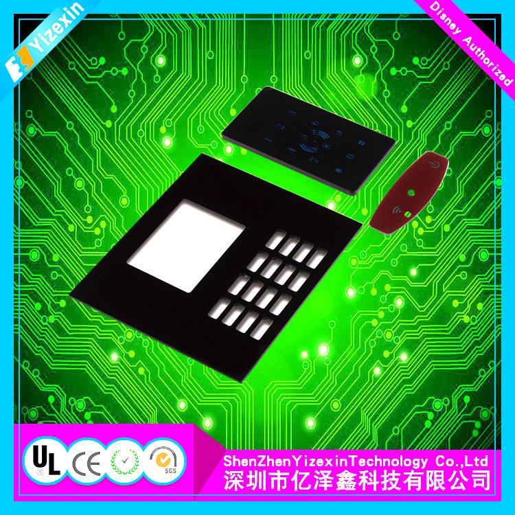 Tactile Capacitive Membrane Keyboard Switch with LCD Window