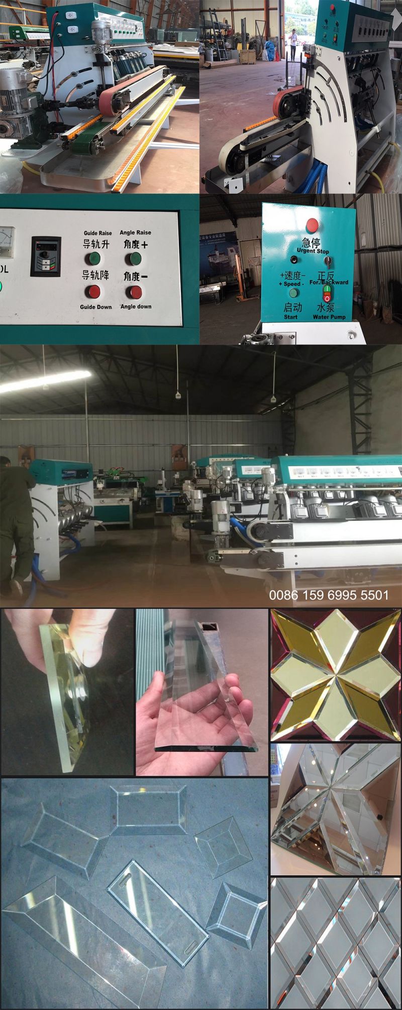 Zxm-C241 Bevel Edge Glass Processing Machine