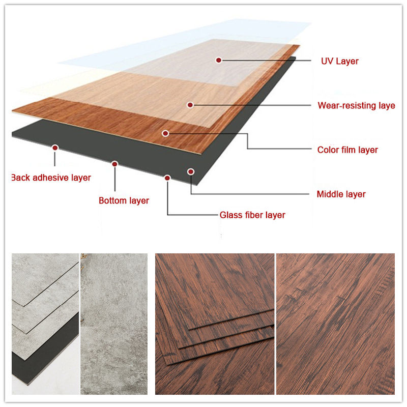 Floor Fiberglass Layer PVC Flooring Special Materials