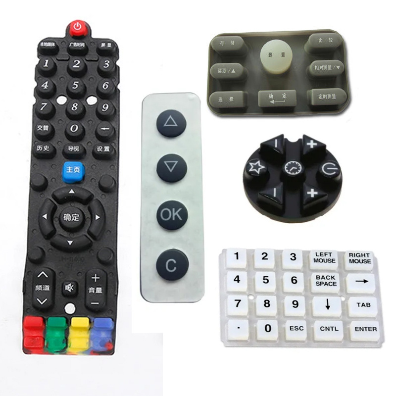 Custom Rubber Switch Button Keyboard Silicone Button Keypad
