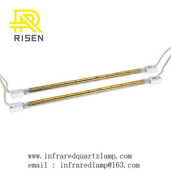 Gold Coating IR Emitters Quartz Glass Heating Tube Halogen Lamp Short Wave Infrared Heater