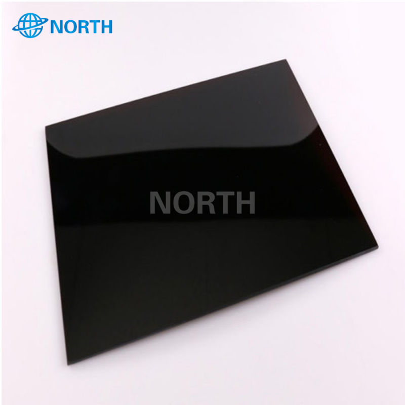 Induction Cooker Ceramic Heat Proof Glass Sheet, Black Ceramic Glass for Fireplace