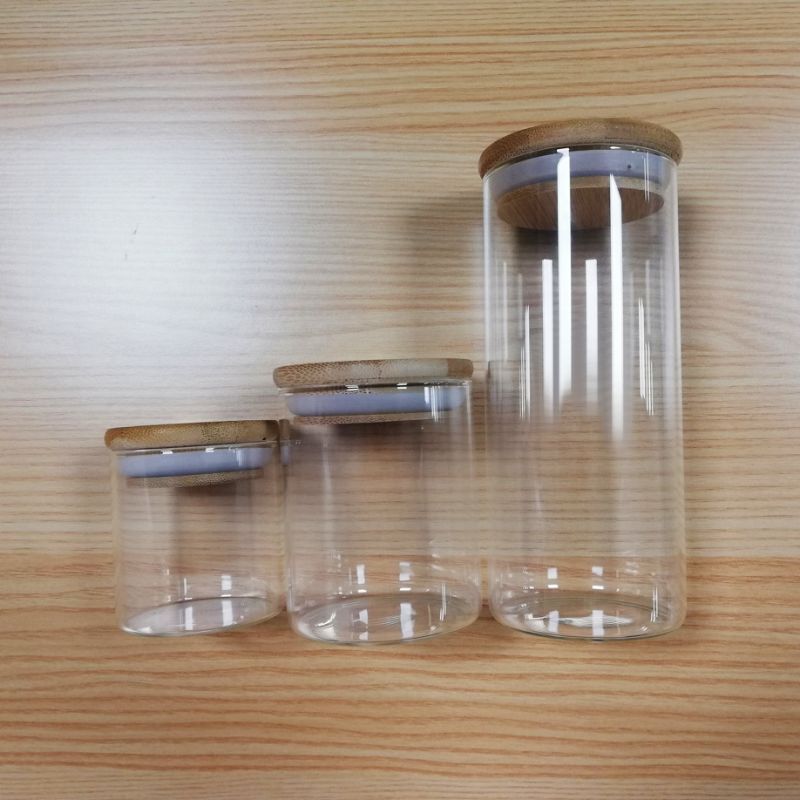 Round Glass Plastic Packaging Storage Container for Everything