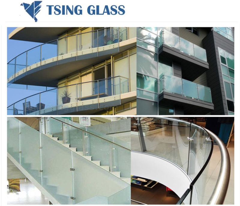 Curved Glass Shaped Tempered Safety Glass Hot Bending Glass for Table Chair Furniture Equipment