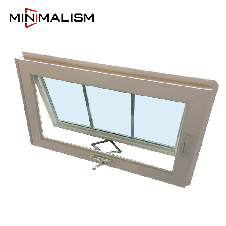 Thermal Break Awning Window with Tempered Glazed for Residential Houses