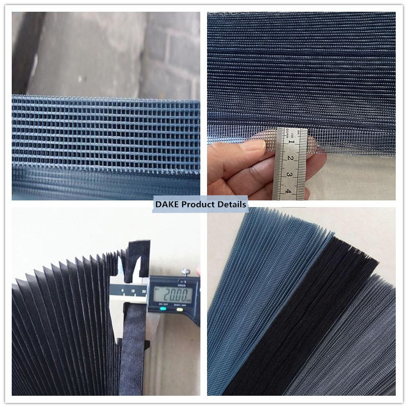Pleated Insect Window Screen and Plisse Fiberglass Window Screen with Folded High 20mm