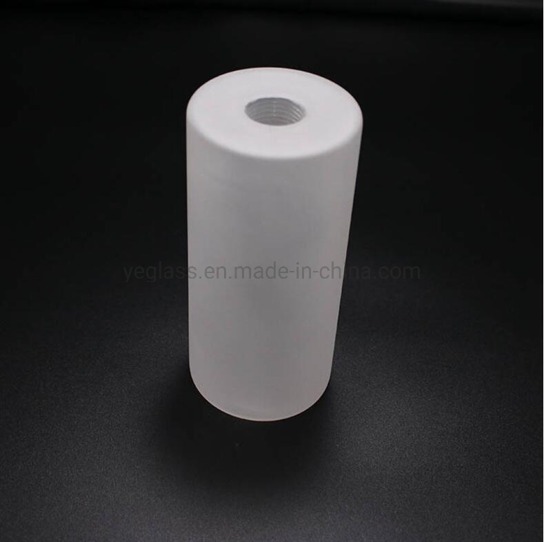 Borosilicate Glass Cylinder Frosted Tube Pyrex Lighting Glass Lamp Shade & Cover
