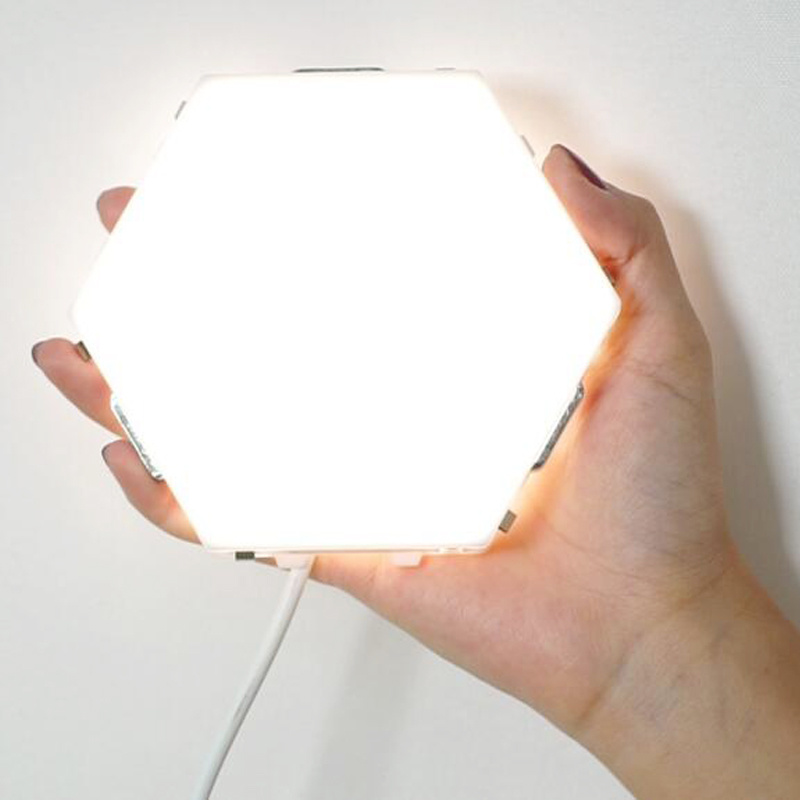 Wholesale LED Magnetic Modular Quantum Hexagonal Wall Lamp Touch Sensitive Night Light