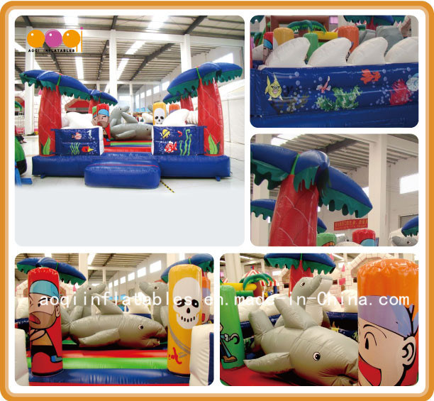 Palm Tree Inflatable Jump Bouncer (AQ242)