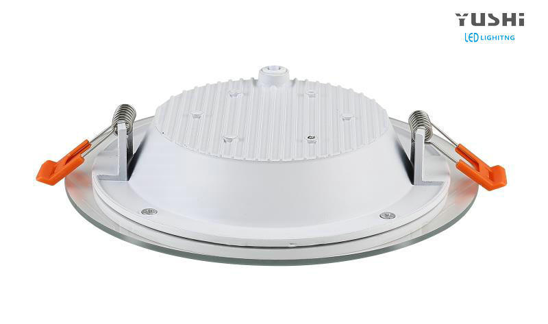 24W Round Recessed Glass Cover LED Panel Light