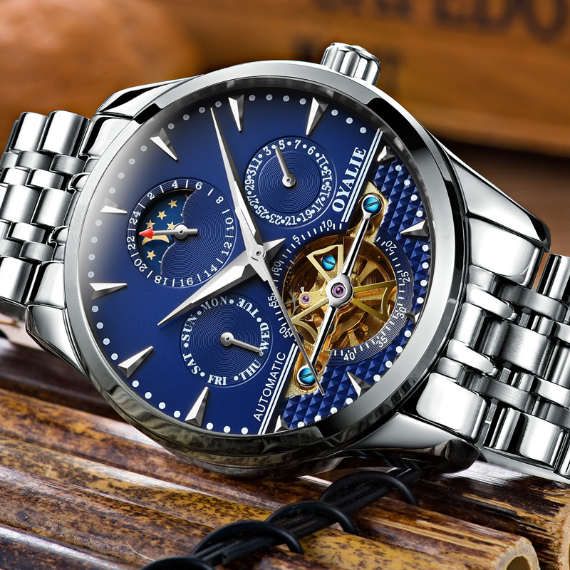 Good Quality Skeleton Watch Mechanical Watch for Men Sapphire Glass