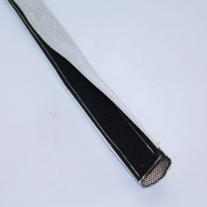 Heat Reflective Aluminum Fiberglass High Temperature Wire Sheathing