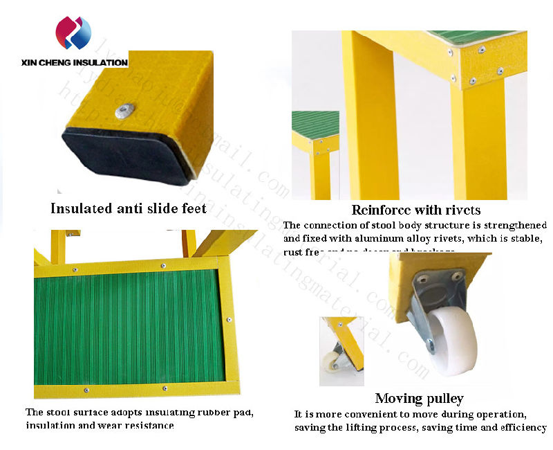 Dual Height Step Stool Step Stool Insulation Fiberglass Stool