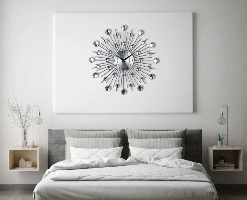 Creative Clock Crystal Living Room Decoration DIY Wall Clock