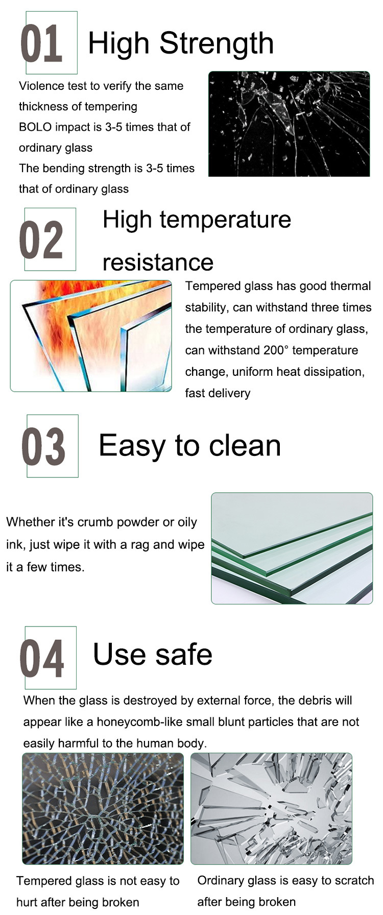 Clear Float Glass/Toughened Laminate&#160; Glass&#160; Floor/Colored Reflective Patterned Glass