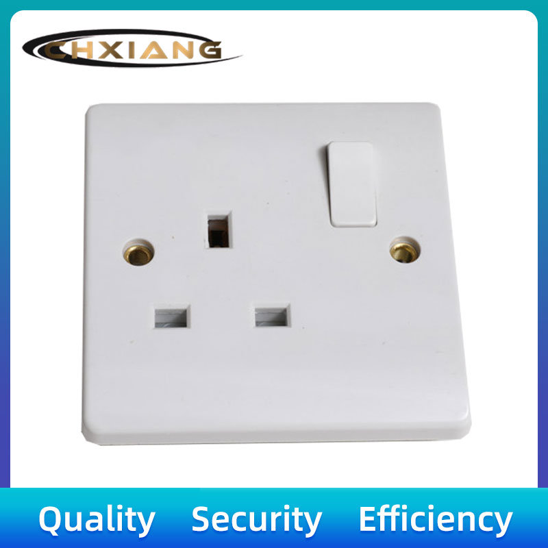 BS 1gang 13A Electrical Light Wall Socket Wall Switch