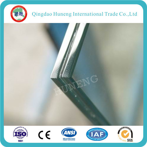 Laminated Tempered Glass/Layer Glass with PVB Film on Hot Sale