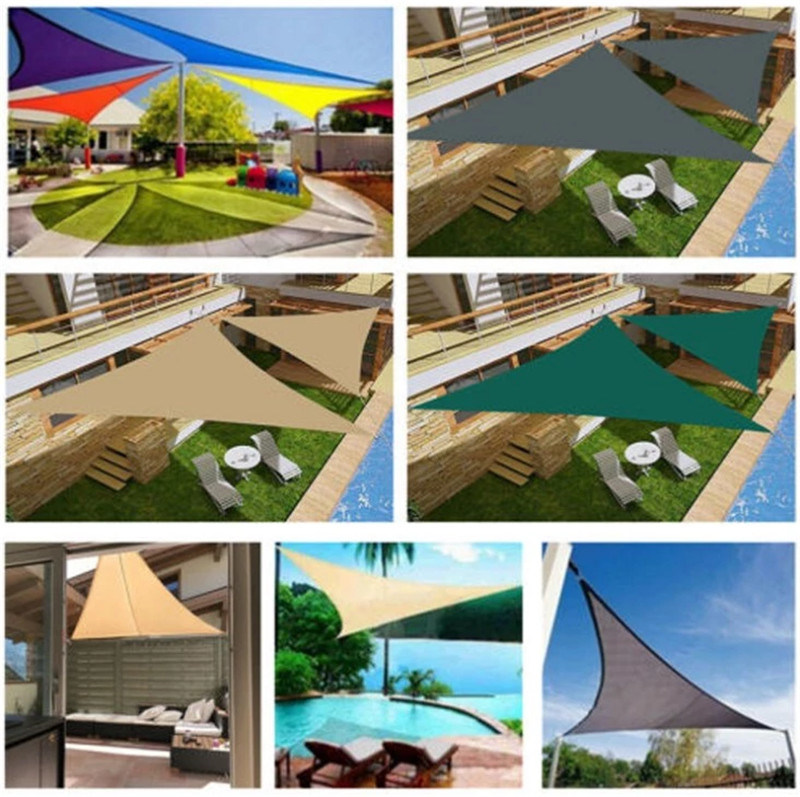 Waterproof Polyester Fabric Sun Shade Sail with PVC Coated