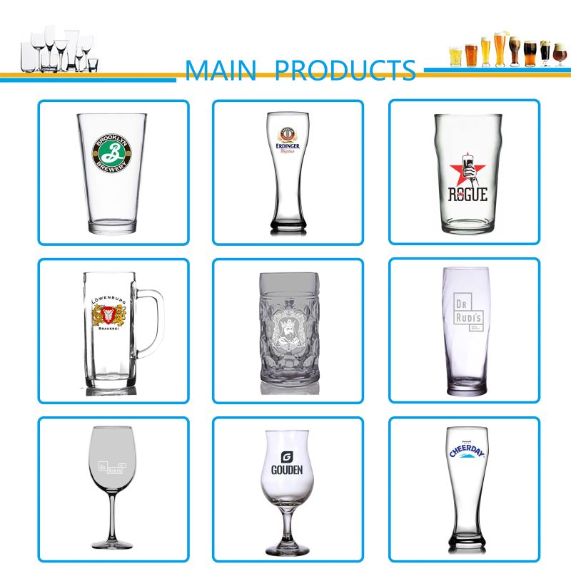 Promotional Glassware Shot Glass Pub Glass with Customized Logo