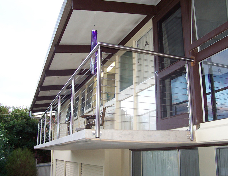 High Quality Stair Railing Glass Stainless Steel Stair Handrail