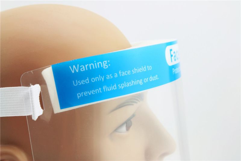Transparent Anti-Fog Eye Protection Splash-Proof Full Glass Face Shield