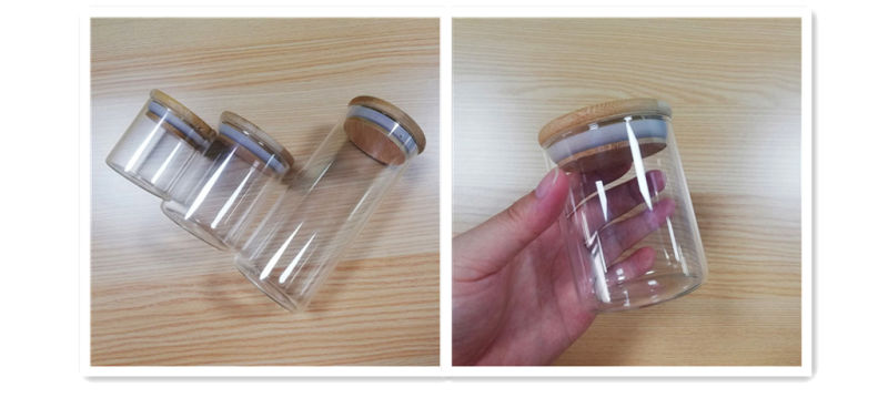 Round Glass Plastic Packaging Storage Container for Everything