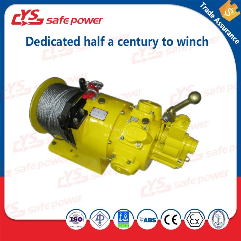 Mining Explosion Proof Explosion Proof Air Winches with Steel Rope