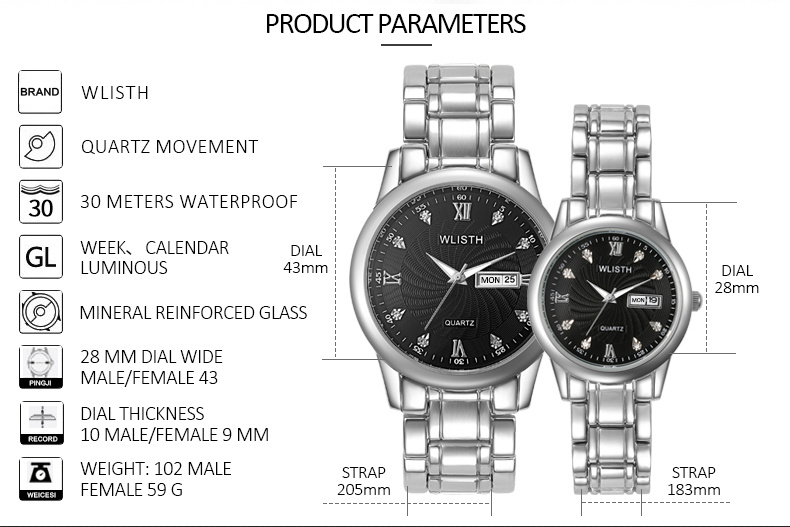 Low Price OEM Men Quartz Watch Fashion Lady Wristwatch