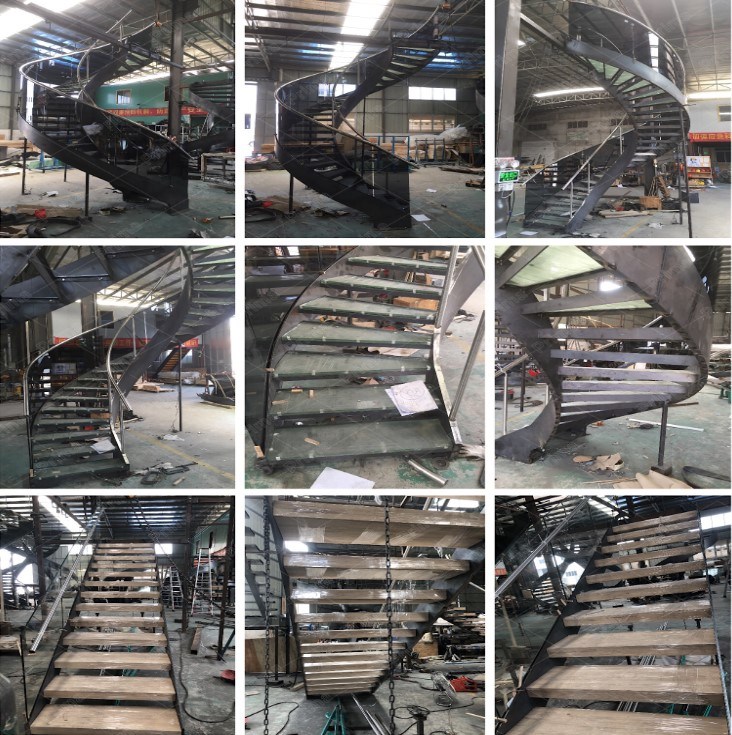 Deck Handrails Aluminum Glass Balustrade Stair Glass Railing
