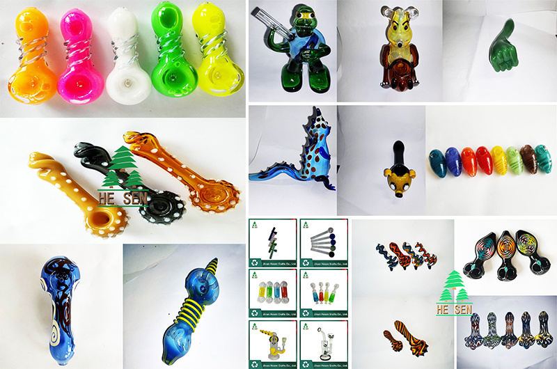 Glass Water Pipe Glass Hookah Accessories Glass Water Smoking Pipe