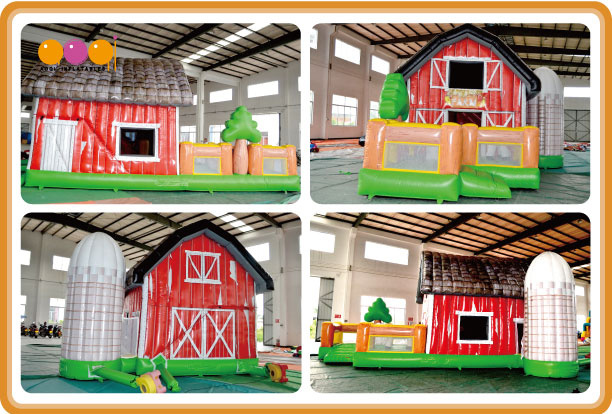 Colorful Farm House Inflatable Bouncer (AQ150)