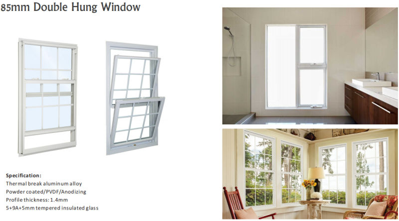 White 4 Panel Tempered Glass Aluminium Sliding Window