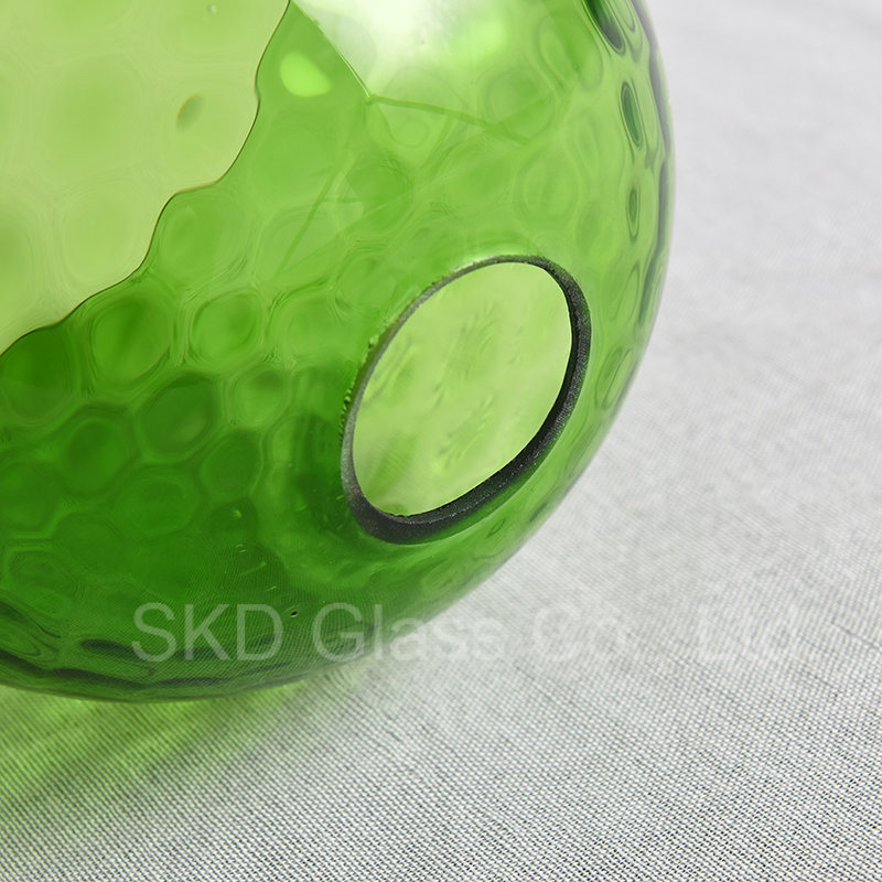Natural Green Blowing Glass Lamp Shade for Pendant Lamp Nc041