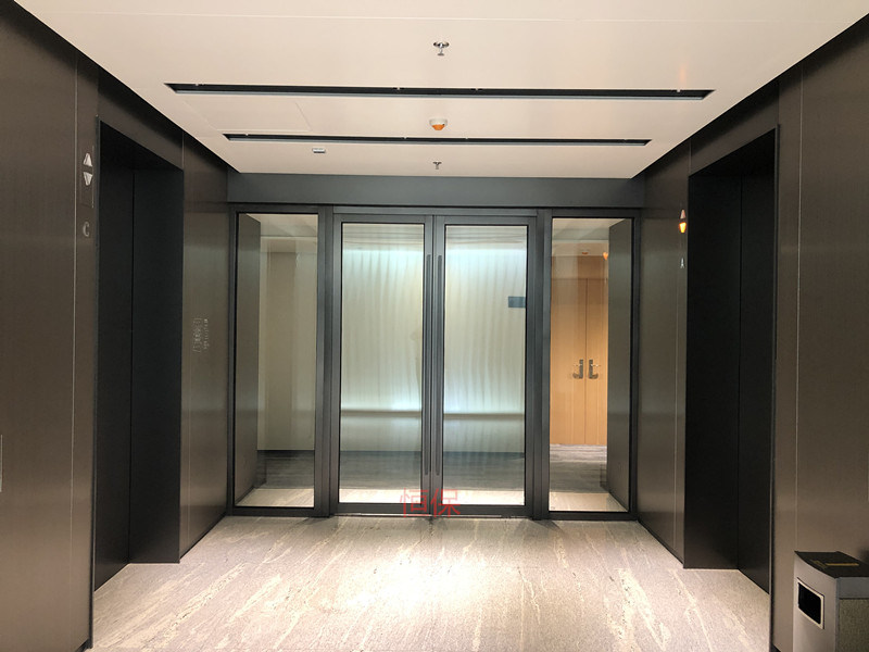 BS476 26mm Double Layer Fire Rated Glass 60min Metal Door