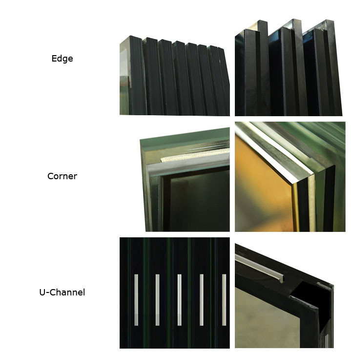 High Temperature Resistance Clear/Black Ceramic Glass Panel