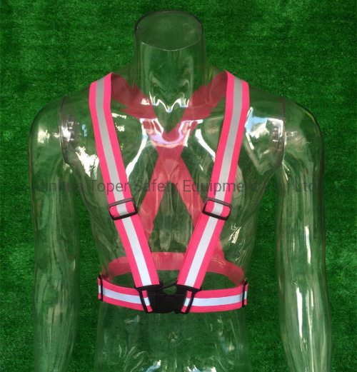 Pink Color Elastic Reflective Safety Belt (SV-B03)