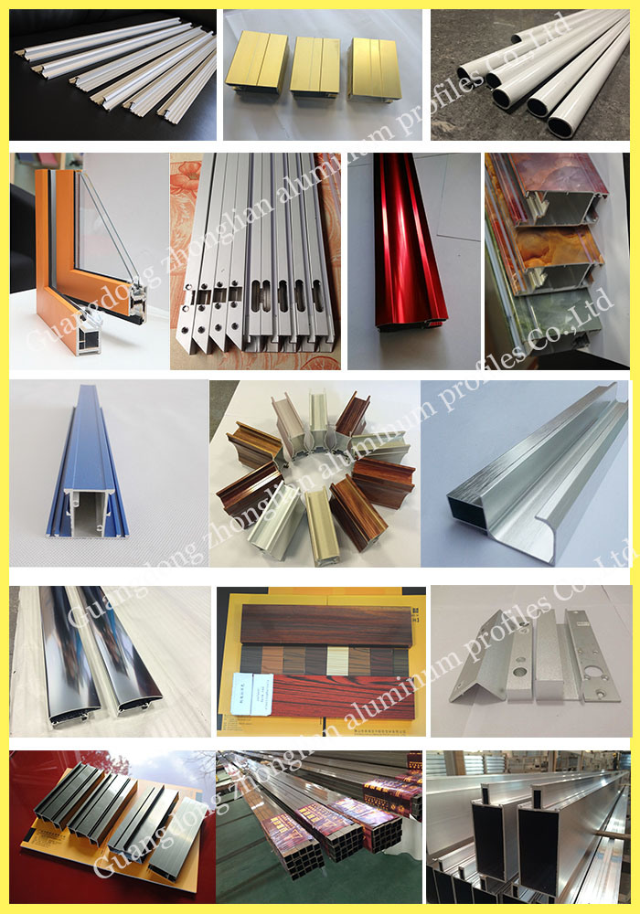 OEM Powder Coated Anodized Aluminium Extrusion for Glass Wall