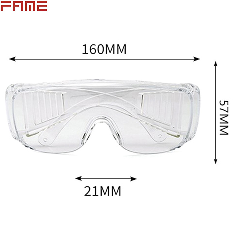 China Antifog Eyewear Protection PC Lens Safety Glasses