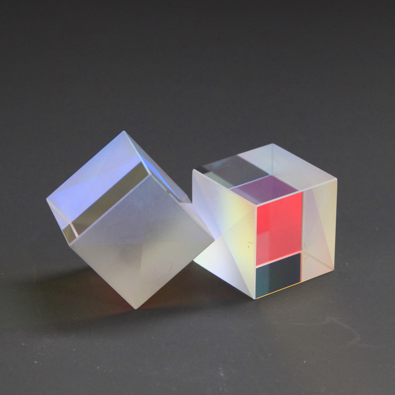 25*25*25mm Optical Dichroic Glass Beam Splitter X-Cube Prism
