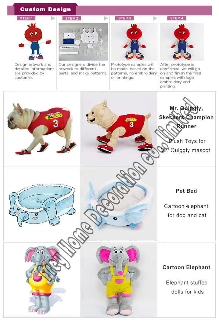 Promotional Stuffed Cartoon Mascot Dinosaur Dragon Toy