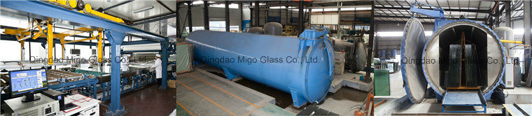 Euro Grey Reflective+Clear Float Glass / Colored Laminated Safety Glass