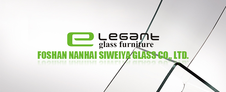 Glass Furniture Crystal Bent Glass Coffee Table Nesting Table