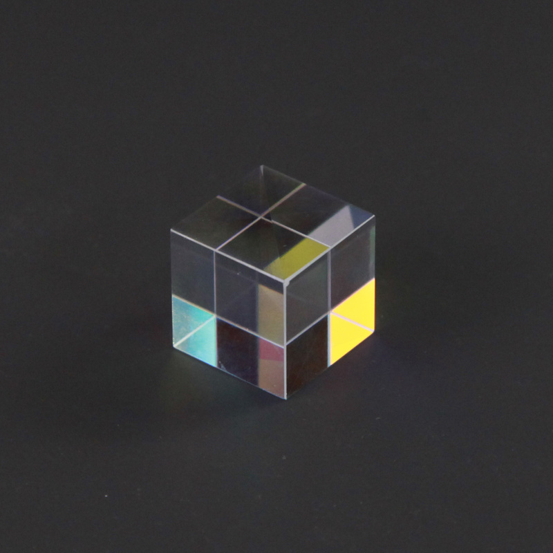 Optical Dichroic Glass Bk7 Support to Map Processing X-Cube Prism