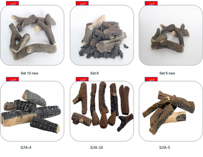 Ceramic Fiber Wood Logs Fireplace Accessories Wholesale