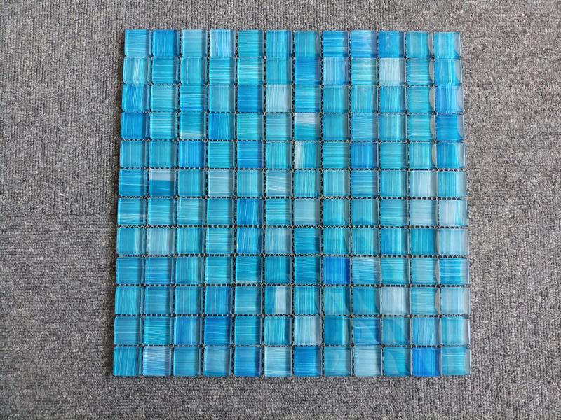 Hot Sale Glass Mosaic TV Background Decorative Multicolor Glass Mosaic Wall Tiles