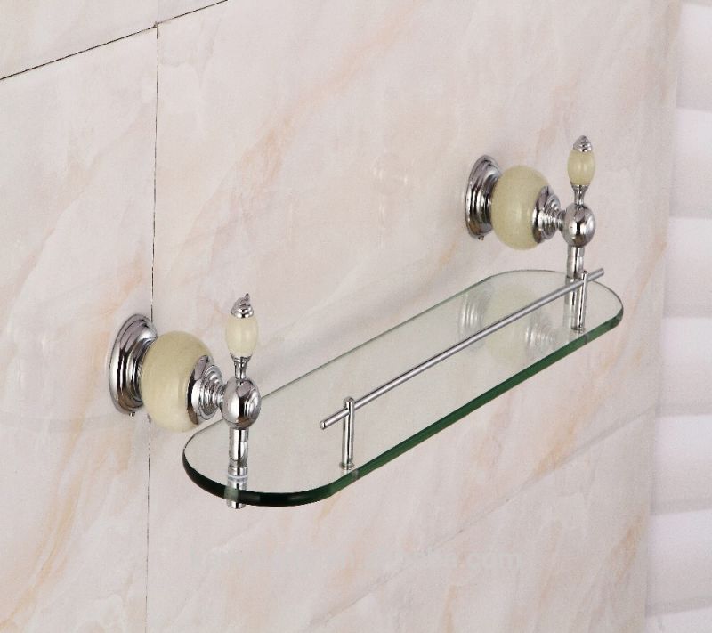 Bathroom Shampoo 6mm 8mm 10mm Clear Tempered Glass Shelves