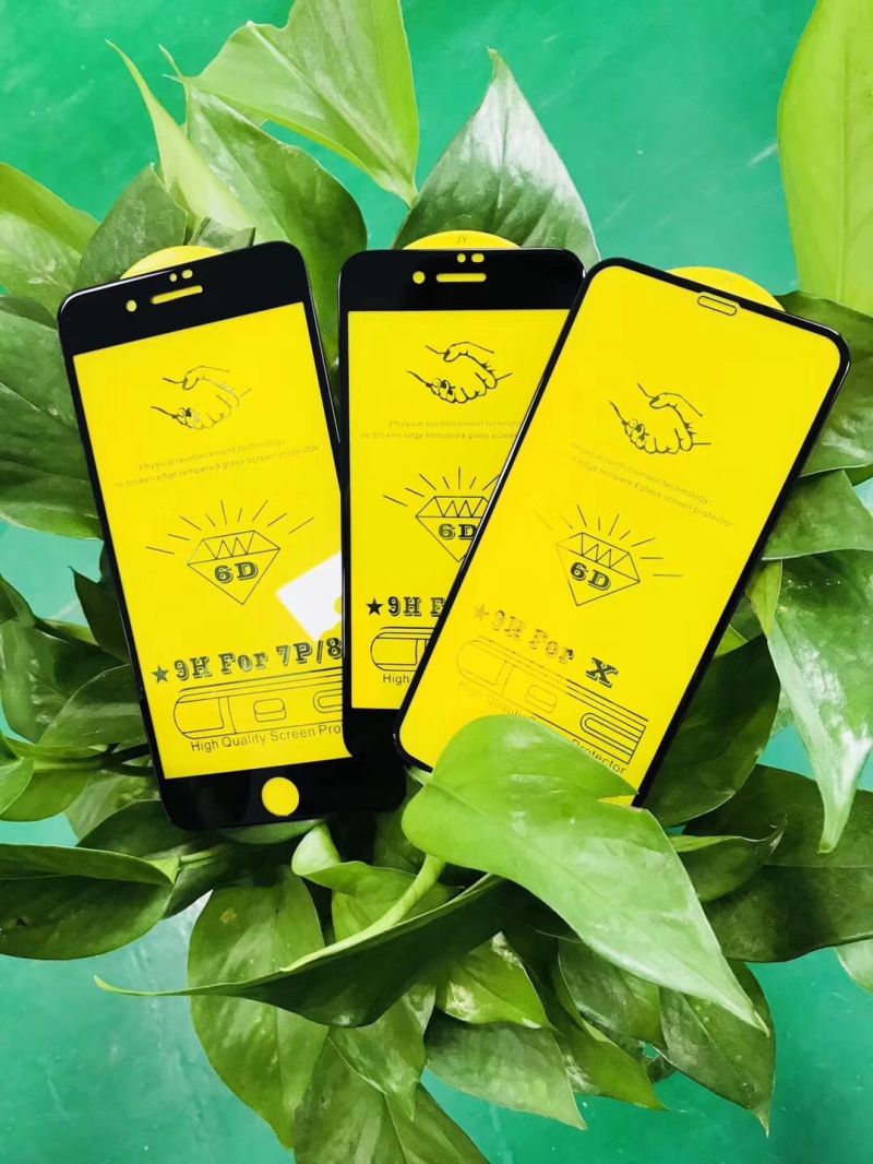 Colorful 3D Curved Tempered Glass Screen Protector with Oleophobic Coating for iPhone 4.7/5.5"