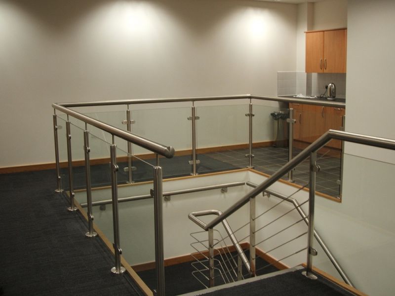 Glass Stair Balustrade/Glass Rail Glass/Staircase Railing