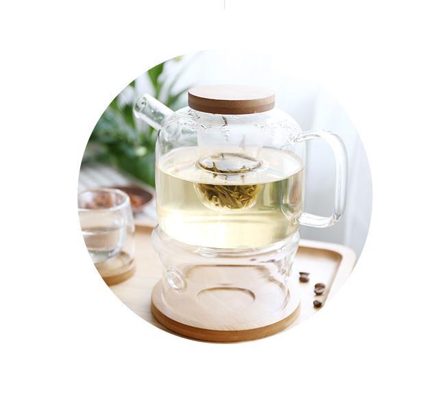 Factory Transparent Tea Pot Heat Resistant Glass Teapot with Glass Filter